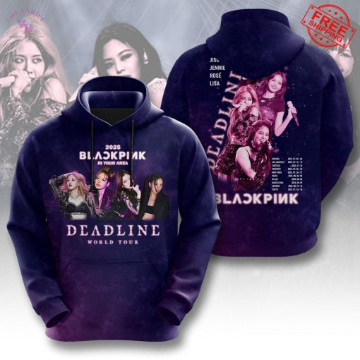 Deadline World Tour 2025 Blackpink In Your Area Limited Shirt Collection