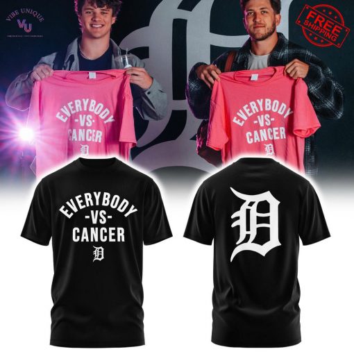 Detroit Tigers Everybody vs Cancer Limited Merch Collection
