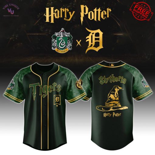 Detroit Tigers x Houses of Hogwarts Limited Baseball Jersey
