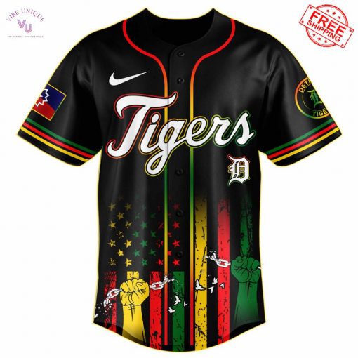 Detroit Tigers x Juneteenth Freedom Day 2025 Special Jersey
