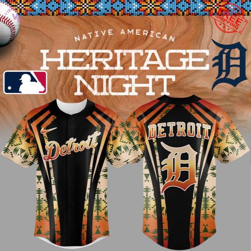 Detroit Tigers x Native American Heritage 2025 Special Jersey
