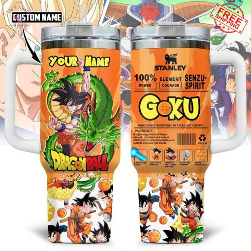 Dragon Ball Goku Custom Name Limited 40oz Stanley Tumbler