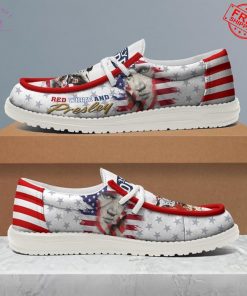Elvis Presley Red White Blue Limited Hey Dude Shoes 3