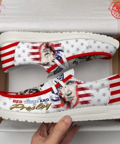 Elvis Presley Red White Blue Limited Hey Dude Shoes 4