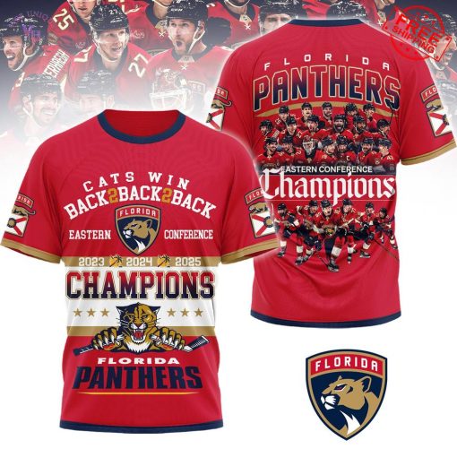 Florida Panthers Eastern Conference Champions 2025 Limited Merch Collection