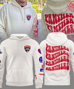 Florida Panthers Logo Shield Limited Cream Hoodie