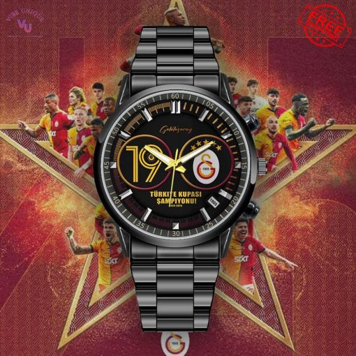 Galatasaray Super Lig Champions 24-25 Limited Stainless Steel Watch