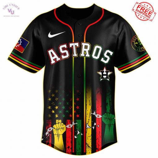 Houston Astros x Juneteenth Freedom Day 2025 Special Jersey