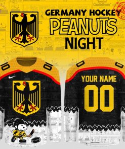 IIHF Germany Hockey Peanuts Night 2025 Limited Hockey Jersey