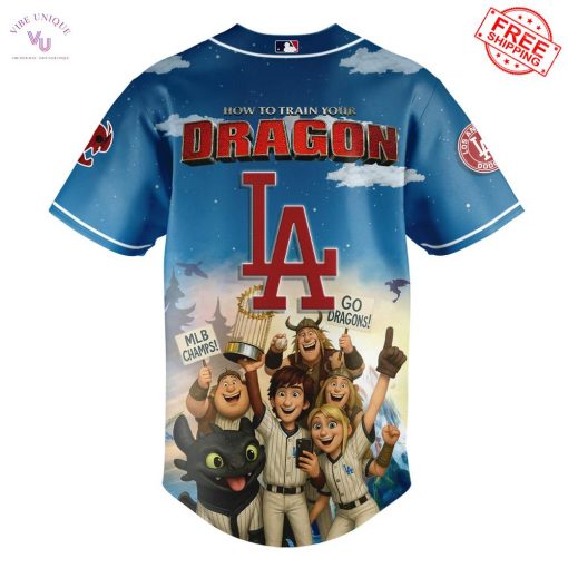 LA Dodgers How To Train Your Dragon Limited Jersey
