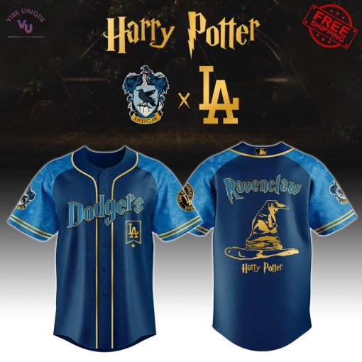 LA Dodgers x Houses of Hogwarts Limited Baseball Jersey