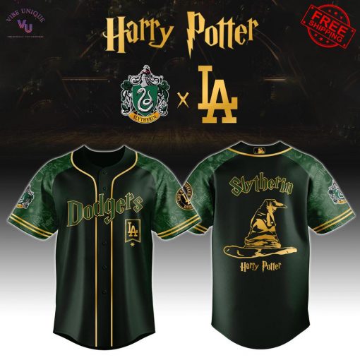 LA Dodgers x Houses of Hogwarts Limited Baseball Jersey