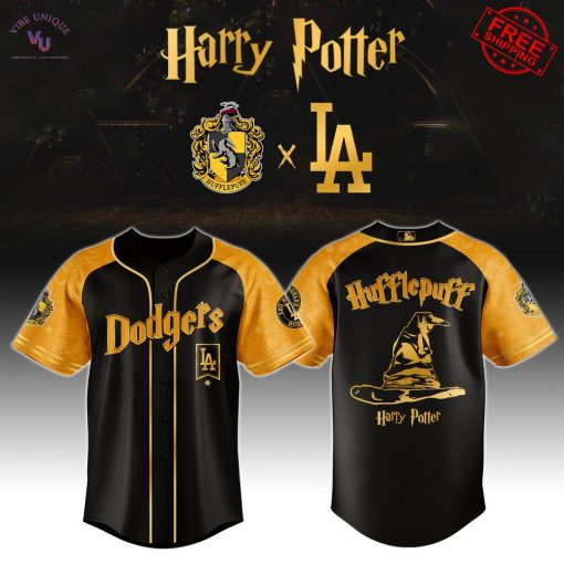 LA Dodgers x Houses of Hogwarts Limited Baseball Jersey