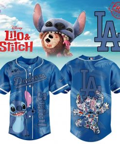 LA Dodgers x Stitch 2025 Limited Baseball Jersey