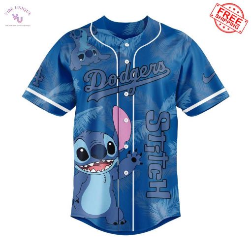 LA Dodgers x Stitch 2025 Limited Baseball Jersey