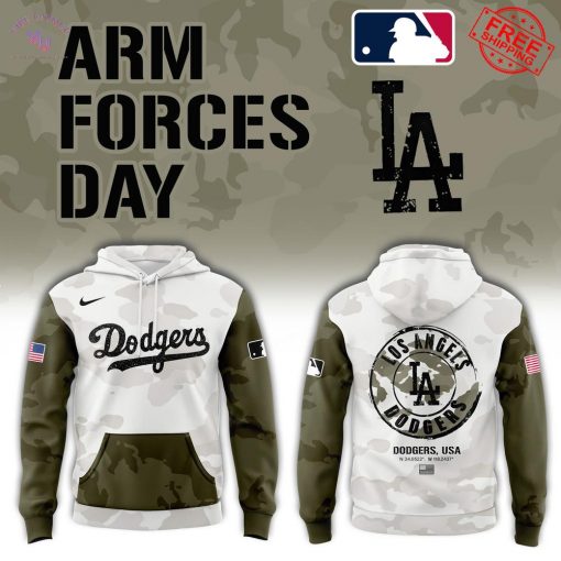 Los Angeles Dodgers Arm Forces Day 2025 Limited Hoodie