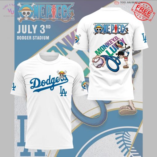 Los Angeles Dodgers One Piece Night July 2025 Limited Merch Collection
