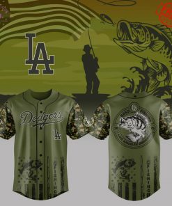 Los Angeles Dodgers x Bass Fishing 2025 Limited Baseball Jersey