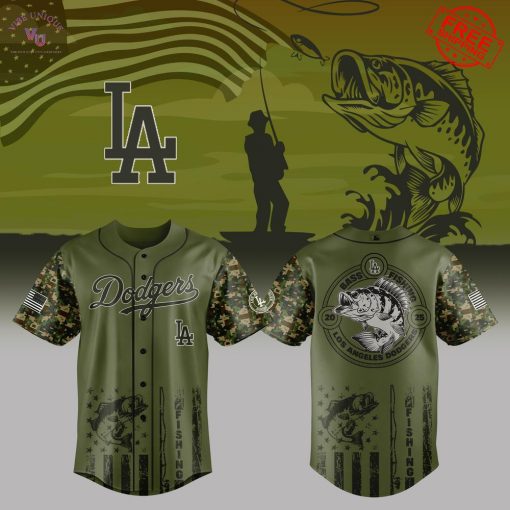 Los Angeles Dodgers x Bass Fishing 2025 Limited Baseball Jersey