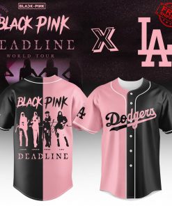 Los Angeles Dodgers x Blackpink Deadline World Tour 2025 Limited Baseball Jersey