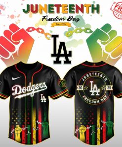 Los Angeles Dodgers x Juneteenth Freedom Day 2025 Special Jersey