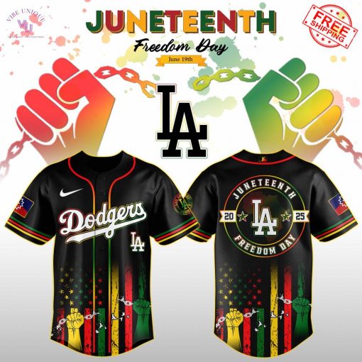 Los Angeles Dodgers x Juneteenth Freedom Day 2025 Special Jersey