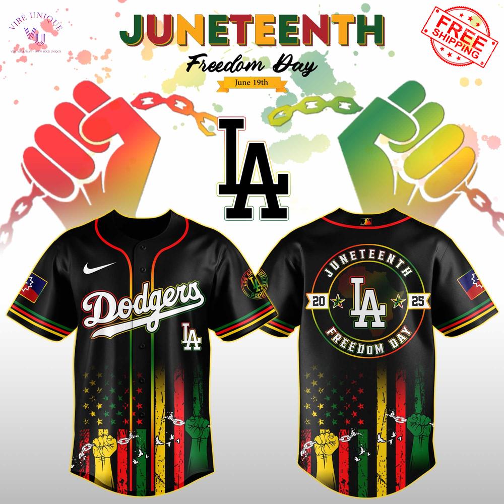 Los Angeles Dodgers x Juneteenth Freedom Day 2025 Special Jersey