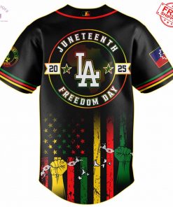 Los Angeles Dodgers x Juneteenth Freedom Day 2025 Special Jersey 3