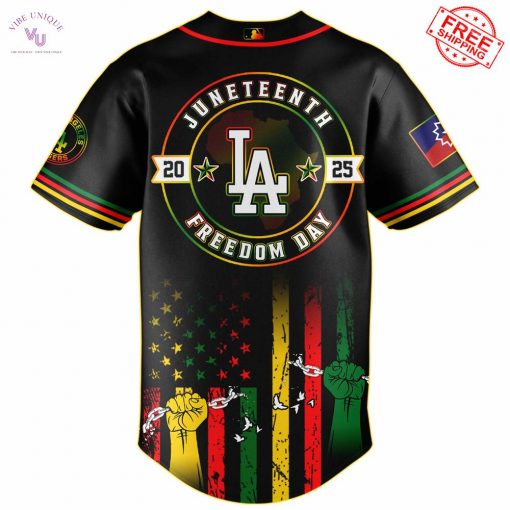 Los Angeles Dodgers x Juneteenth Freedom Day 2025 Special Jersey