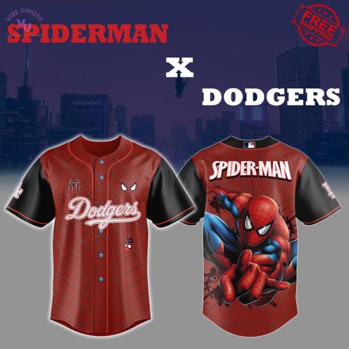 Los Angeles Dodgers x Spider-Man 2025 Special Jersey