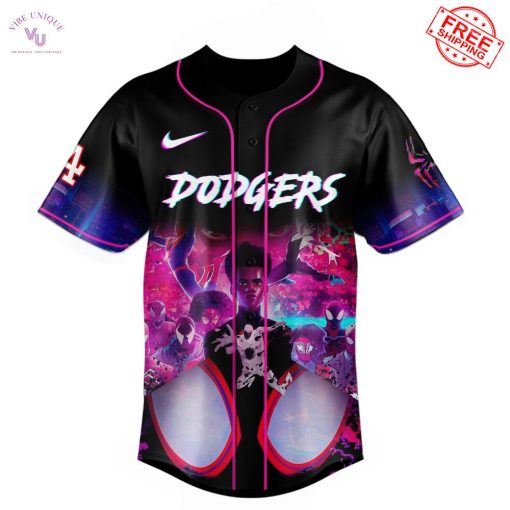 Los Angeles Dodgers x Spider-Man Across The Spider Verse Special Jersey
