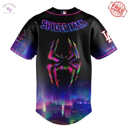 Los Angeles Dodgers x Spider-Man Across The Spider Verse Special Jersey