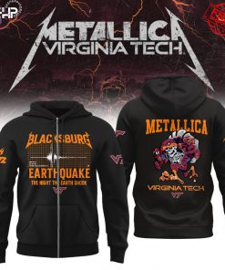 Metallica Blacksburg Earthquake 2025 Special Shirt Collection