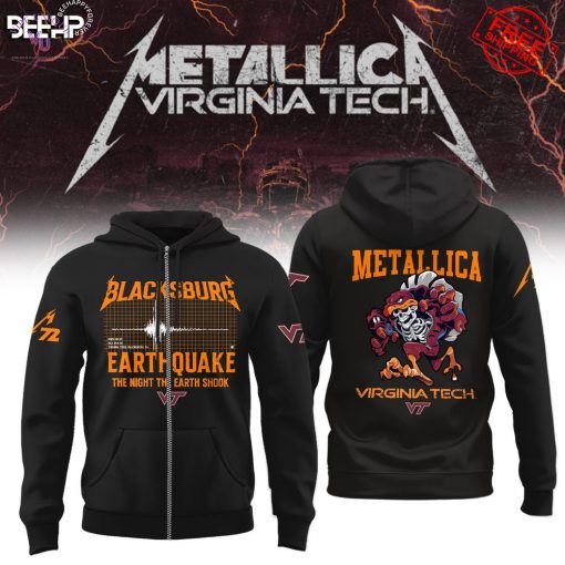 Metallica Blacksburg Earthquake 2025 Special Shirt Collection
