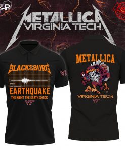 Metallica Blacksburg Earthquake 2025 Special Shirt Collection 3