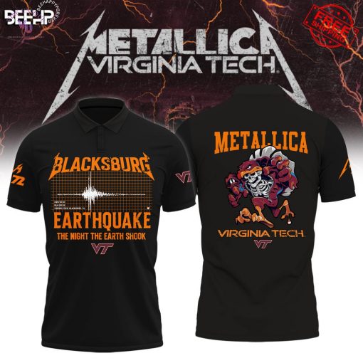 Metallica Blacksburg Earthquake 2025 Special Shirt Collection