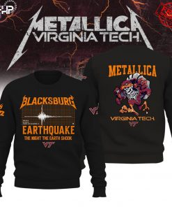 Metallica Blacksburg Earthquake 2025 Special Shirt Collection 5