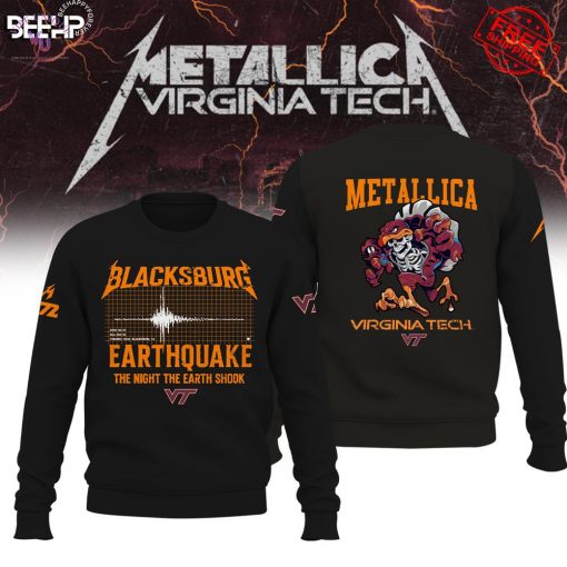 Metallica Blacksburg Earthquake 2025 Special Shirt Collection