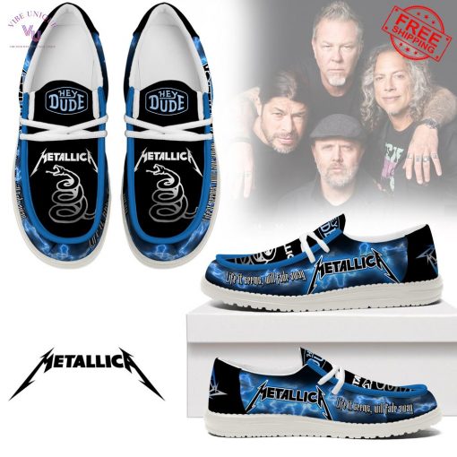 Metallica Life It Seems Will Fade Away Special Hey Dude Shoes