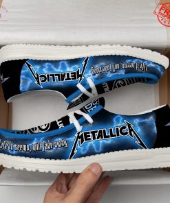 Metallica Life It Seems Will Fade Away Special Hey Dude Shoes