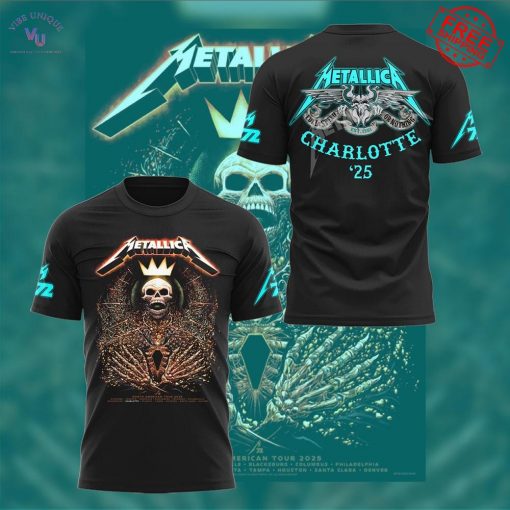 Metallica M72 World Tour Charlotte Limited T-Shirt