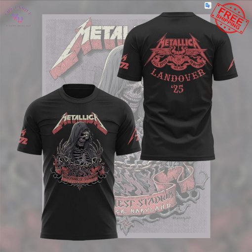 Metallica M72 World Tour Landover Limited T-Shirt