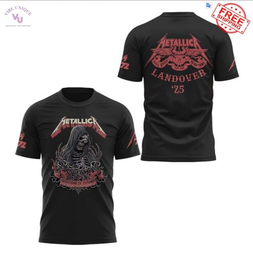 Metallica M72 World Tour Landover Limited T-Shirt