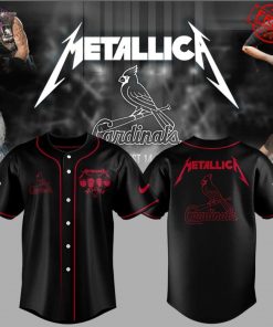Metallica Night 2025 x St Louis Cardinals Special Jersey 1