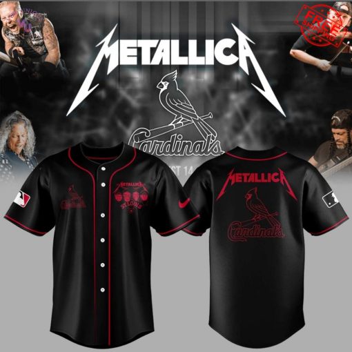 Metallica Night 2025 x St. Louis Cardinals Special Jersey