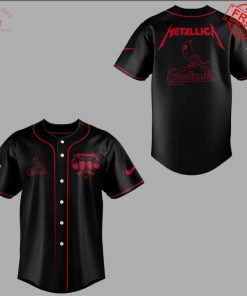 Metallica Night 2025 x St Louis Cardinals Special Jersey 2