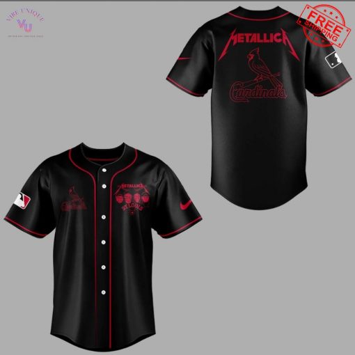 Metallica Night 2025 x St. Louis Cardinals Special Jersey