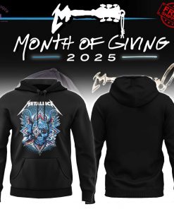 Metallica Tour 2025 Month Of Giving Limited Hoodie