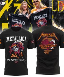 Metallica Virginia Tech Exit Light Enter Night Special Shirt Collection