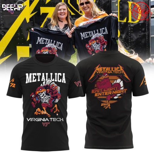 Metallica Virginia Tech Exit Light Enter Night Special Shirt Collection